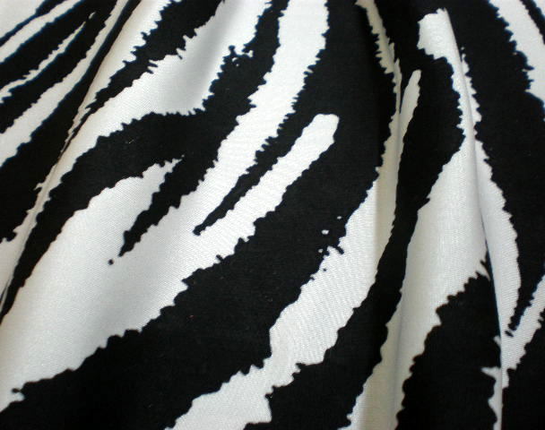 1. White-Black Zebra Animal Print